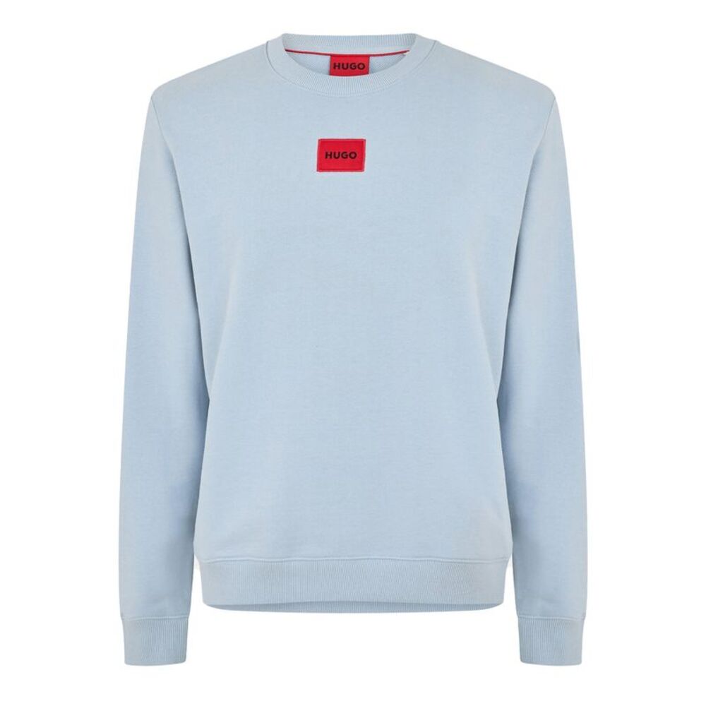 Hugo Mens Diragol Crew Neck Sweatshirt / Light Blue